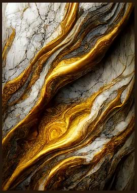 Marble Golden Decorative