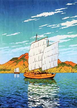 A Boat Laden with Stones