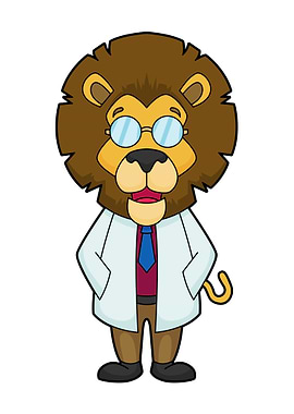 Lion Doctor Glasses