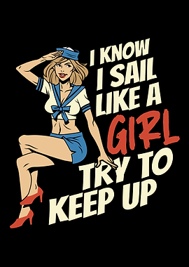 Sailing Sailor Girl
