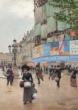 Paris rue du Havre 1882