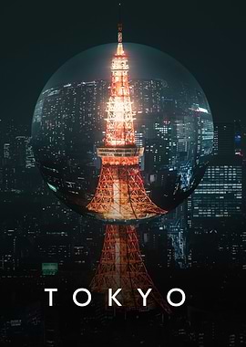 Tokyo Japan Abstract Lens