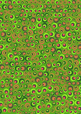 Colorful Retro Circles 10