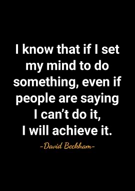 David Beckham quotes