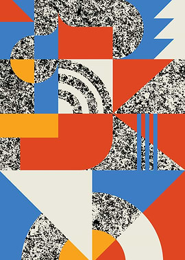 MidCentury Bauhaus Collage