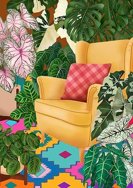 Colourful Plant Nook