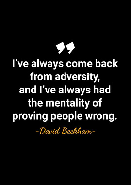 David Beckham quotes