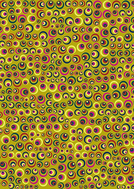 Colorful Retro Circles 09