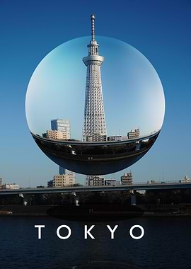 Tokyo Japan Abstract Lens