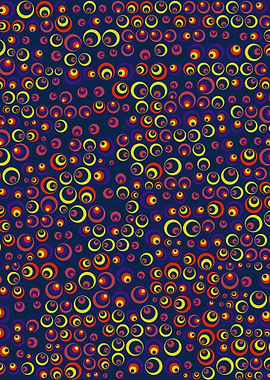 Colorful Retro Circles 07