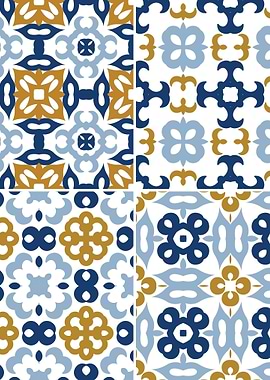 Mediterranean Blue Tile 42