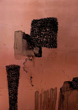 Copper black abstract