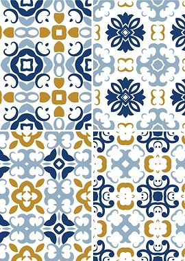 Mediterranean Blue Tile 50