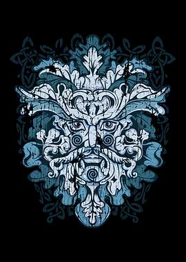 Green Man Irish Celtic