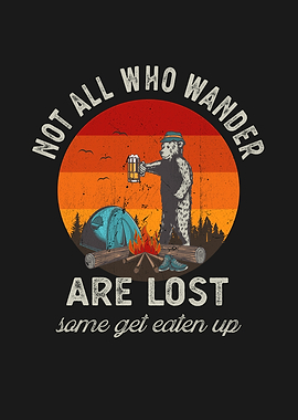 Funny Camping Camper Hiker