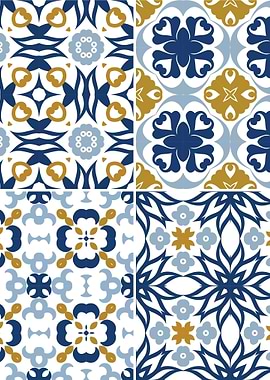 Mediterranean Blue Tile 49