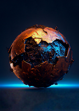 Broken copper planet