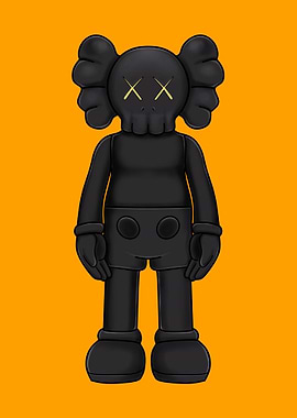yellow kaws