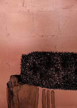 Copper black abstract