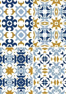 Mediterranean Blue Tile 43