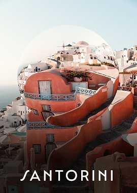 Santorini Greece Sphere