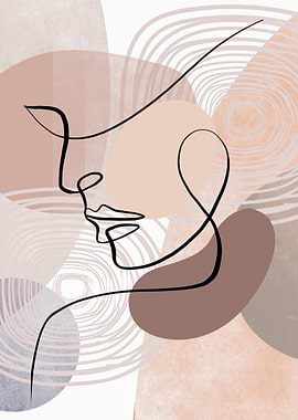 Abstract Woman Portrait