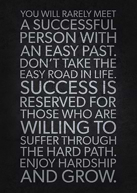 Take The Hard Path