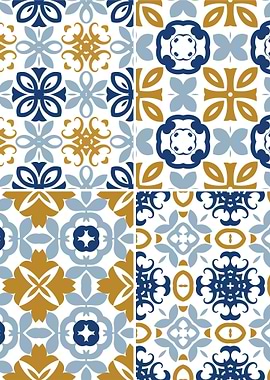Mediterranean Blue Tile 59