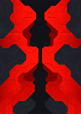 Red Material Circuit Board