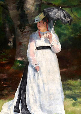 Lise with a Parasol