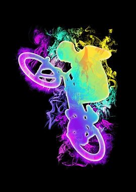 Colorful BMX Bike Boys