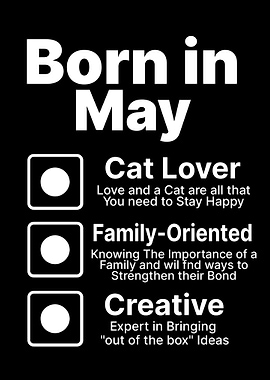 Birthday Born in May