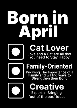 Birthday Born in April