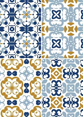 Mediterranean Blue Tile 61