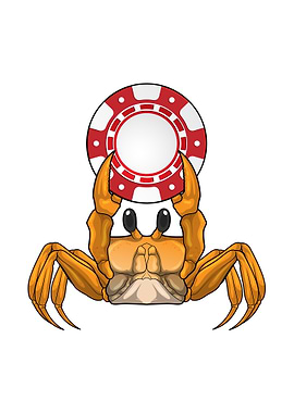 Crab Poker Poker chips