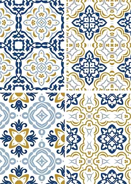 Mediterranean Blue Tile 79