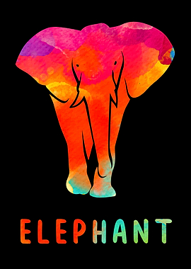 Elephant Colorful Animal