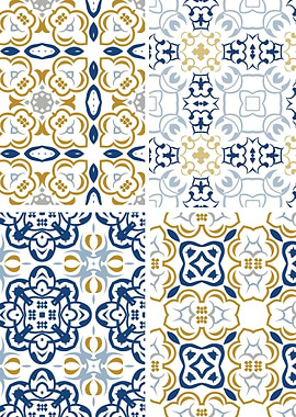 Mediterranean Blue Tile 78