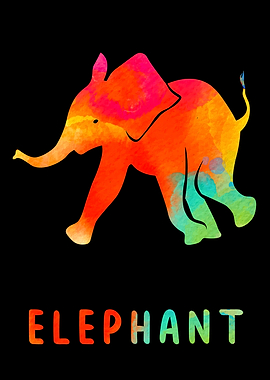 Elephant Colorful Animal
