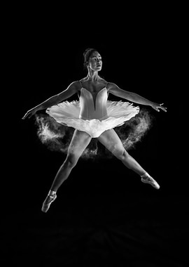 Ballet Dancer Midair
