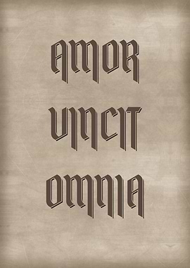 AMOR VINCIT OMNIA