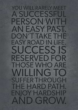 Easy Road vs Hard Path