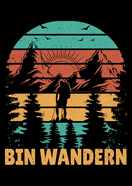 Wandern Spruch Bin Wandern