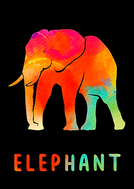 Elephant Colorful Animal
