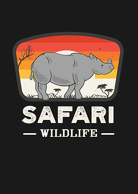 Safari Wildlife Rhinoceros