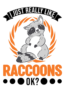 Raccoon Gift Racoon Lover