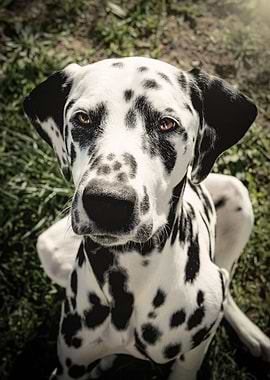 Dalmatian portrait