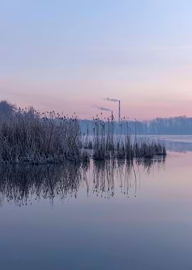 Winter travel, reflection