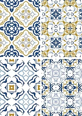 Mediterranean Blue Tile 81