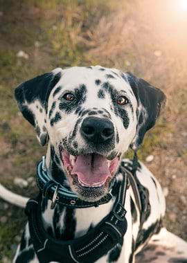 Smiling Dalmatian